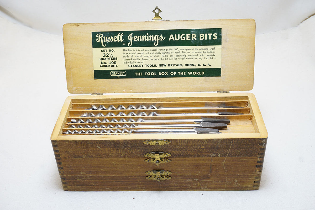 DEAD MINT IN BOX SET OF 13 RUSSELL JENNINGS AUGER BITS – Ted