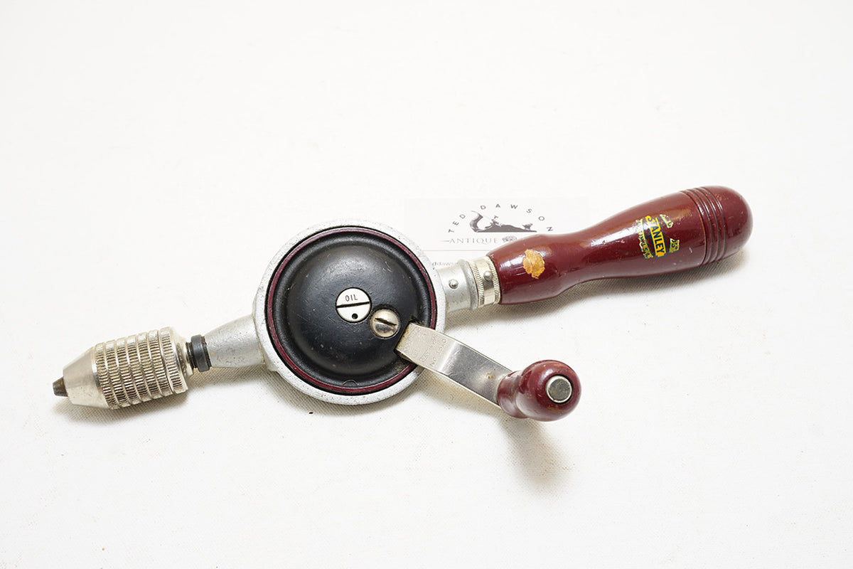 EXCELLENT UNCOMMON STANLEY '100 PLUS' HAND DRILL NO. 1610 – Ted