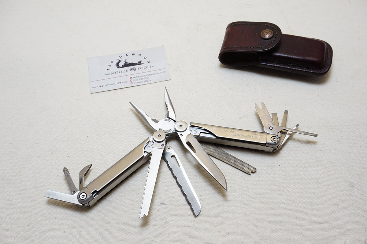 EARLY LEATHERMAN WAVE PAT. PEND MULTI TOOL KNIFE WITH ORIGINAL 