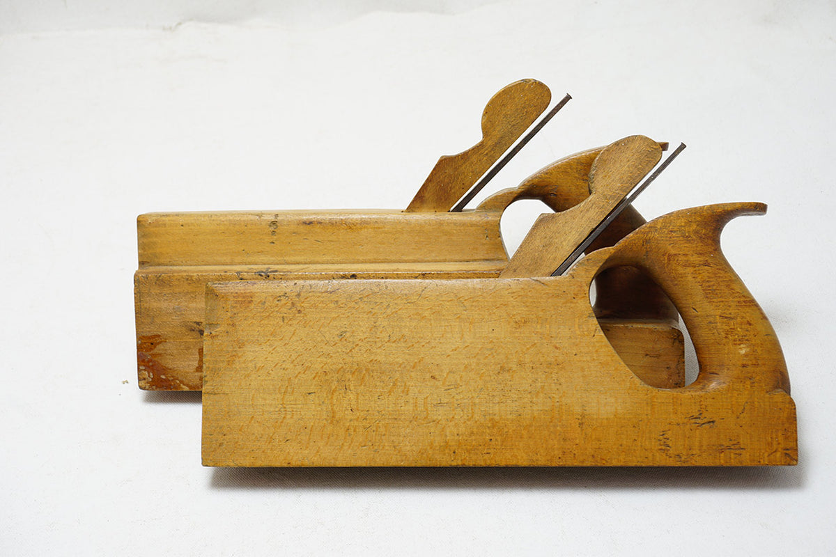 FINE HANDLED AUBURN TOOL CO. NO. 74 TONGUE & GROOVE PLANES 1" Ted