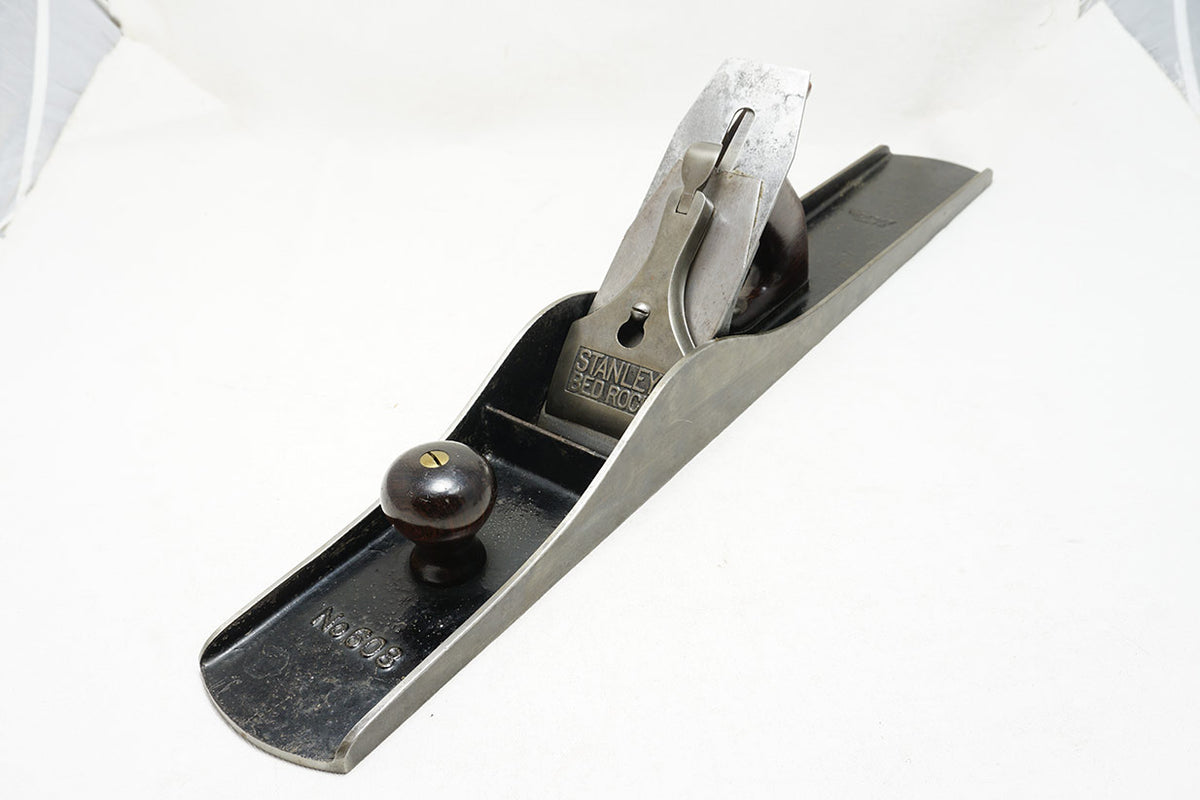 FINE EARLY STANLEY NO. 608 CORRUGATED BEDROCK JOINTER PLANE – Ted