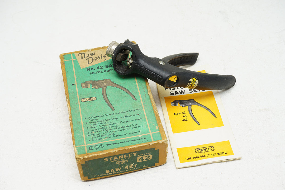 MIB STANLEY NO. 42W PISTOL GRIP SAW SET – Ted Dawson Antique Tools