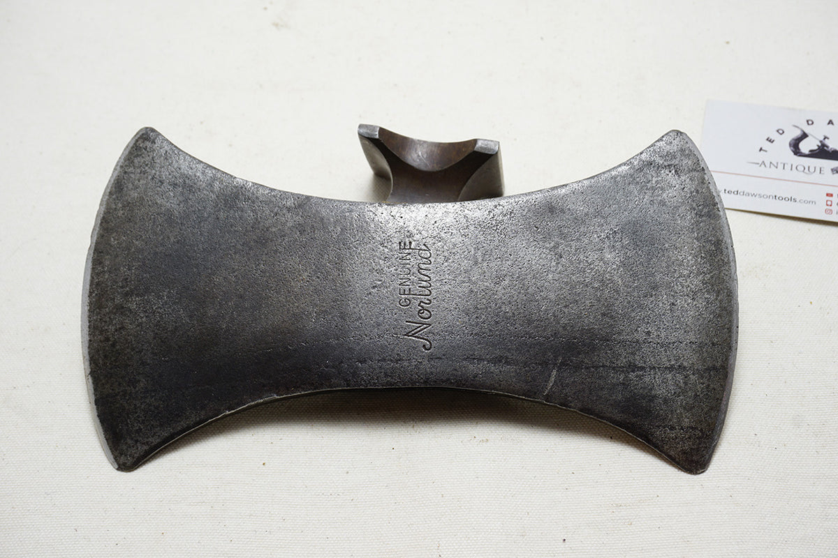 UNCOMMON NORLUND 'TRAILBLAZER' DOUBLE BIT AXE HEAD - SADDLE