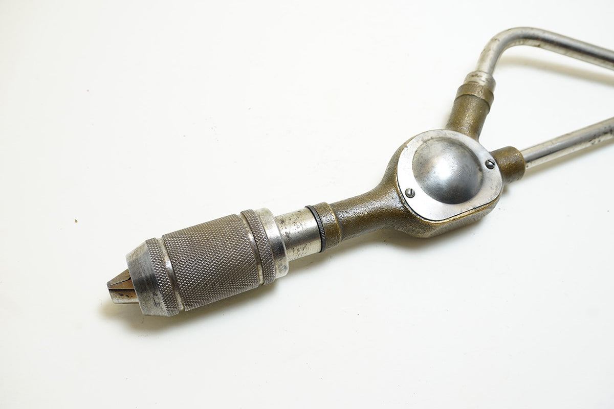 FINE STANLEY NO 993 10" CORNER BIT BRACE Ted Dawson Antique Tools