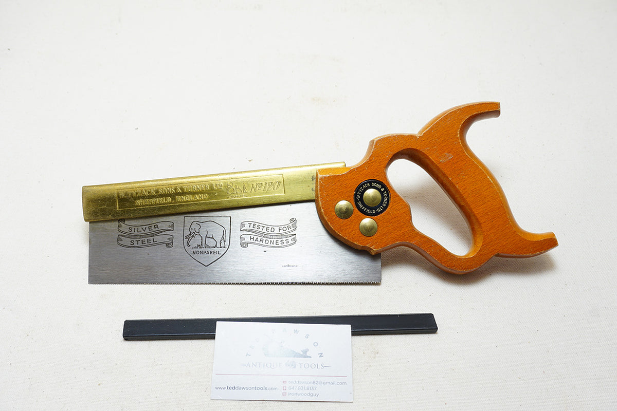 FINE W. TYZACK SONS & TURNER NO. 120 BRASS BACKED INSTRUMENT