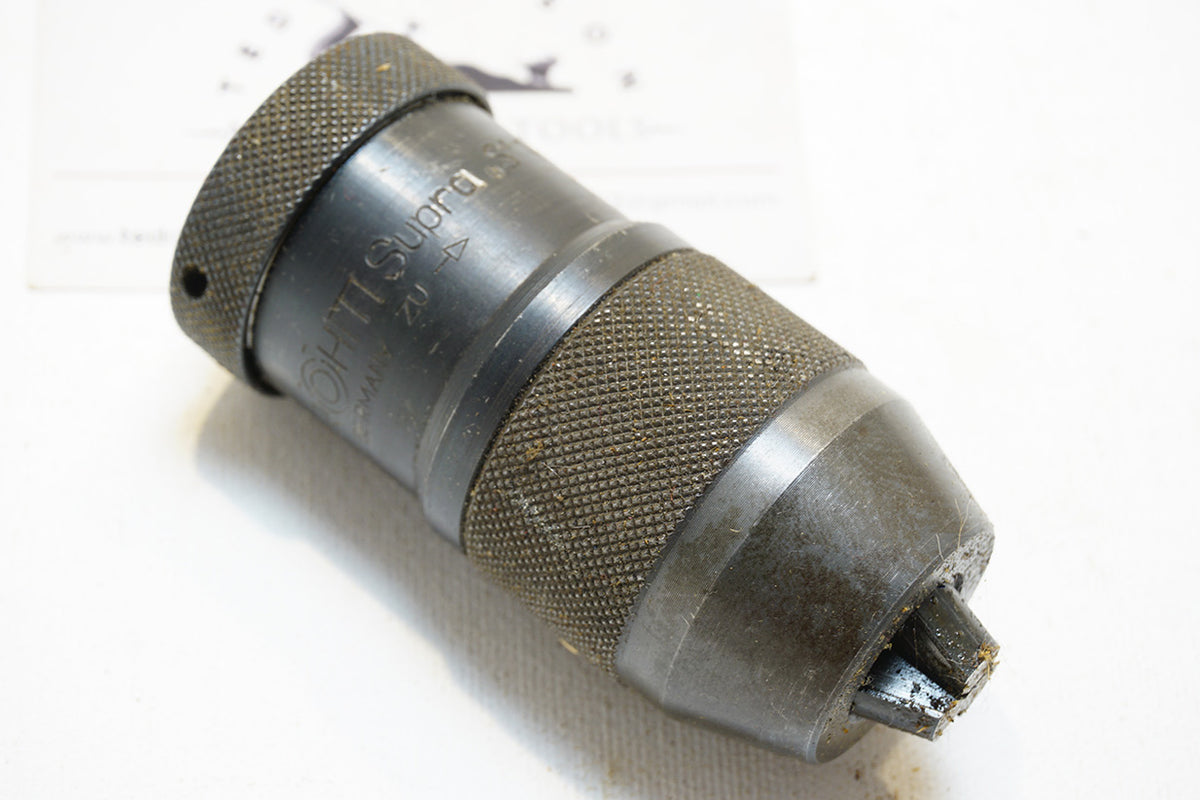 VERY FINE ROHM SUPRA KEYLESS DRILL CHUCK 1/32" 1/2" Ted Dawson