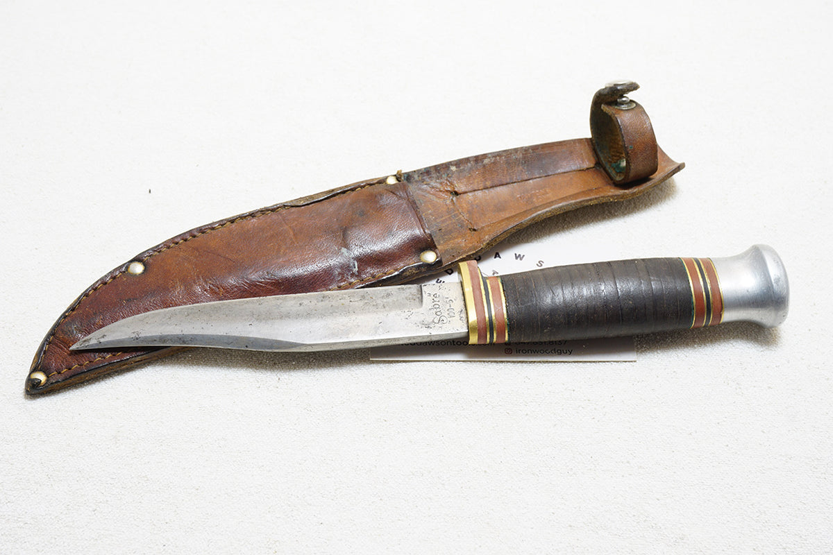★西洋剃刀ゾーリンゲン ★激レア【サハラキャメルライダー71】 ヴィンテージ EXCELLENT ANTIQUE 'SABRE 100 - 5' HUNTING KNIFE + ORIGINAL SHEATH