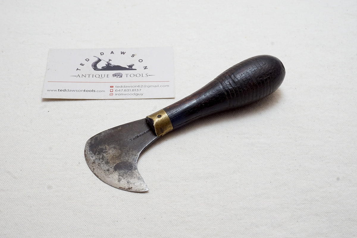 FINE T DIXON BUTT OR HALF HEAD KNIFE - LEATHER WORKING – Ted