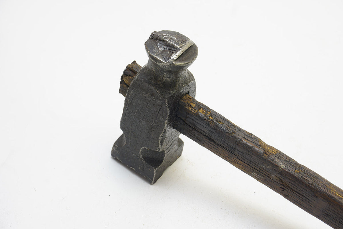 FABULOUS EARLY LOG MARKING HAMMER "H" & "T" Ted Dawson