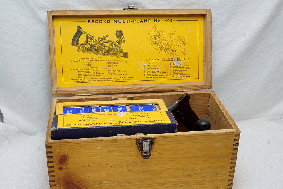 MINT RECORD NO 405 PLOW PLANE - STANLEY 45 EQUIVALENT – Ted Dawson