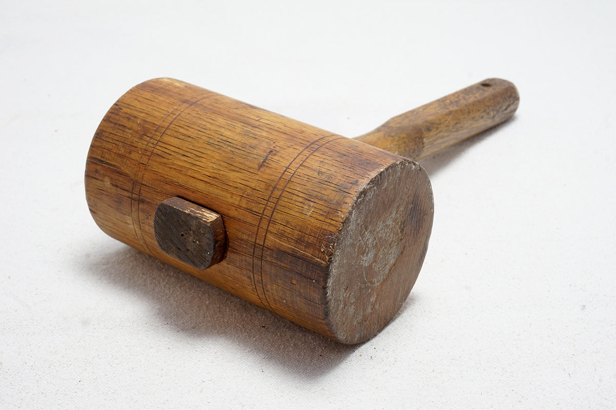 VINTAGE ALL OAK CABINETMAKERS MALLET – Ted Dawson Antique Tools