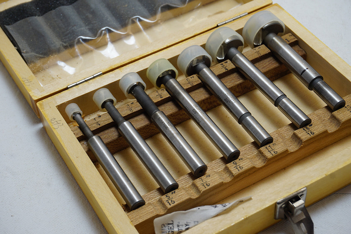 SET OF 7 LEE VALLEY FORSTNER BITS 1 4
