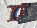 FINE E. C. ATKINS RIP SAW WITH WALNUT HANDLE - 26 1/2", 6 TPI