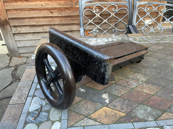 RARE & FINE PIANO MAKERS VISE - WITH EVEN RARER BENCH BACKING PLATE