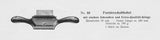 LIKE NEW KUNZ NO. 80 CABINET SCRAPER PLANE WITH ORIGINAL DECAL