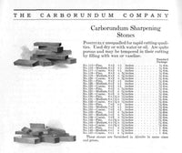 FINE EARLY CARBORUNDUM NO. 124 SHARPENING STONE IOB - FINE GRIT