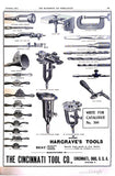 NOS CINCINNATI TOOL / HARGRAVE NO. 3 IMPROVED ADJUSTABLE HOLLOW AUGER