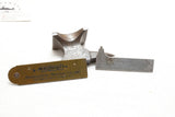 TWO VERY INTERESTING METAL RULES - MCGRATH ST PAUL & MORGANITE BRUSH CO NY