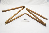 REMARKABLE SIX FOLD 60" 'J LONG LONDON' EXCISE GAUGING FOLDING RULE IN BOXWOOD