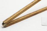 REMARKABLE SIX FOLD 60" 'J LONG LONDON' EXCISE GAUGING FOLDING RULE IN BOXWOOD