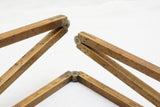 REMARKABLE SIX FOLD 60" 'J LONG LONDON' EXCISE GAUGING FOLDING RULE IN BOXWOOD