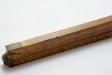 REMARKABLE SIX FOLD 60" 'J LONG LONDON' EXCISE GAUGING FOLDING RULE IN BOXWOOD