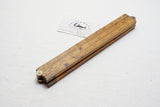 REMARKABLE SIX FOLD 60" 'J LONG LONDON' EXCISE GAUGING FOLDING RULE IN BOXWOOD