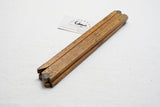 REMARKABLE SIX FOLD 60" 'J LONG LONDON' EXCISE GAUGING FOLDING RULE IN BOXWOOD