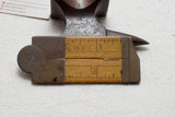 UNCOMMON STANLEY 13 1/2 WIDE BODIED CALIPER RULE