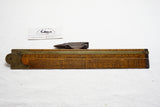 RARE "I. ROUTLEDGE ENGINEER" 2 FOLD SLIDE RULE BY I. BUCK NEWGATE