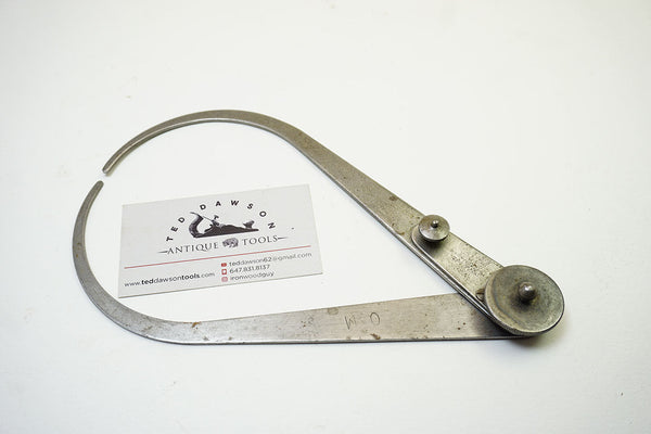 H. F. RITTER & CO. MICRO ADJUST OUTSIDE CALIPERS - 8 1/2" LONG