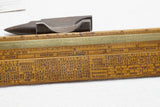 RARE "I. ROUTLEDGE ENGINEER" 2 FOLD SLIDE RULE BY I. BUCK NEWGATE