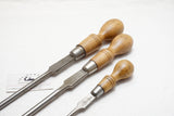 3 EARLY FOOTPRINT CABINETMAKERS SCREWDRIVERS