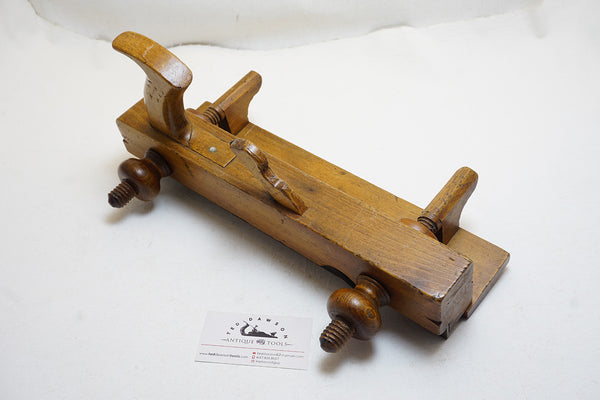 LARGE H. L. JAMES HANDLED 'PLANK' MATCH GROOVE PLANE