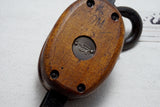 BEAUTY "ANVIL" LOGO EARLY WOOD PULLEY