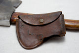 SUPERB PLUMB BOY SCOUTS HATCHET / AXE - ORIG PLUMB SHEATH & SCOUT HANDLE