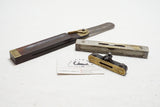 FINE LOT OF 3 STANLEY TOOLS - 1897 BEVEL & TWO LEVELS