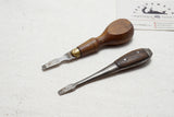 TINY PAIR OF SCREWDRIVERS -  PERFECT STYLE & CABINETMAKERS' TURNSCREW