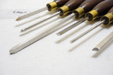 NOS SET OF 6 HENRY TAYLOR DIAMIC HSS MINIATURE TURNING TOOLS