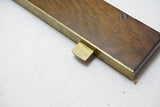 CRISPY RARE D. M. LYON 16" ROSEWOOD & BRASS TRY SQUARE - CA 1840-50