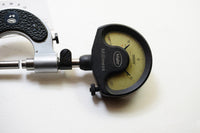 MAHR 0-1" MICROMETER WITH MILLIMESS DIAL COMPARATOR .00005