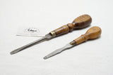 GREAT PAIR OF AMERICAN CABINETMAKERS SCREWDRIVERS