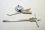 MAHR DEPTH GAGE & NB UNIVERSAL PROTRACTOR BEVEL WITH GAGE