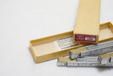 NEW OLD STOCK SET OF 3 LUFKIN ALUMINUM ZIGZAG RULES 1204 IN MINT BOX