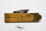 RARE ARCH JOINT BOARD SCALE FOLDING RULE- NEWTON & CO FLEET ST LONDON