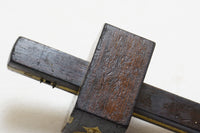 ROBERT SORBY ROSEWOOD & BRASS MORTISE GAUGE