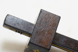 ROBERT SORBY ROSEWOOD & BRASS MORTISE GAUGE