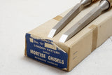 NEW OLD STOCK IN BOX PAIR OF HEAVY MARPLES MORTISE CHISELS - 5/16" & 3/8"