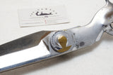 HUGE 15" PAIR OF NICKEL PLATED HEINISCH TAILOR SHEARS SCISSORS