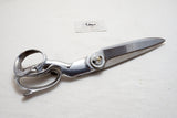 HUGE 15" PAIR OF NICKEL PLATED HEINISCH TAILOR SHEARS SCISSORS